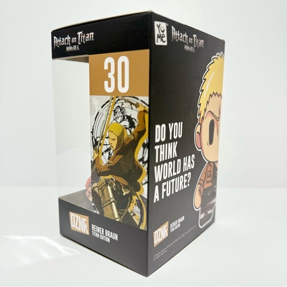 DZNR Collectible Designer Toy Titan Attack on Titan Stuffed Reiner Braun - Picture 4 of 5